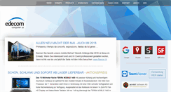 Desktop Screenshot of edecom.ch