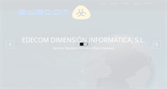 Desktop Screenshot of edecom.es
